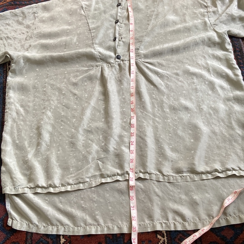 J. Morgan Puett and Shack, Inc.   Billowing, oversized silk over-shirt - Picture 10 of 12